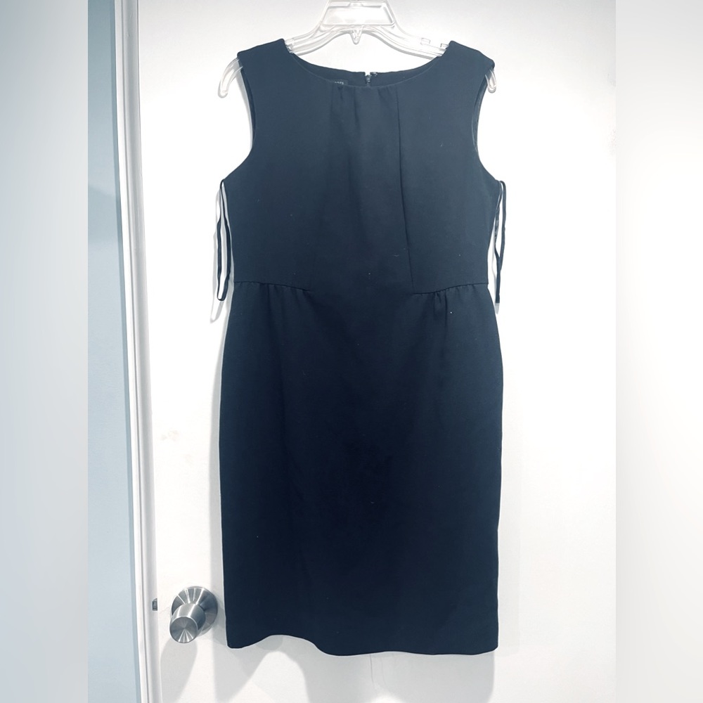 Talbot’s Sleeveless Black Lined Sheath Dress 10P